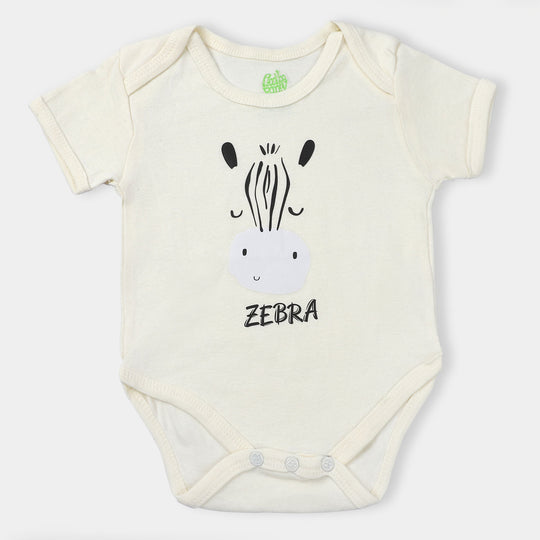 Infant Basic Romper Unisex ZEBRA