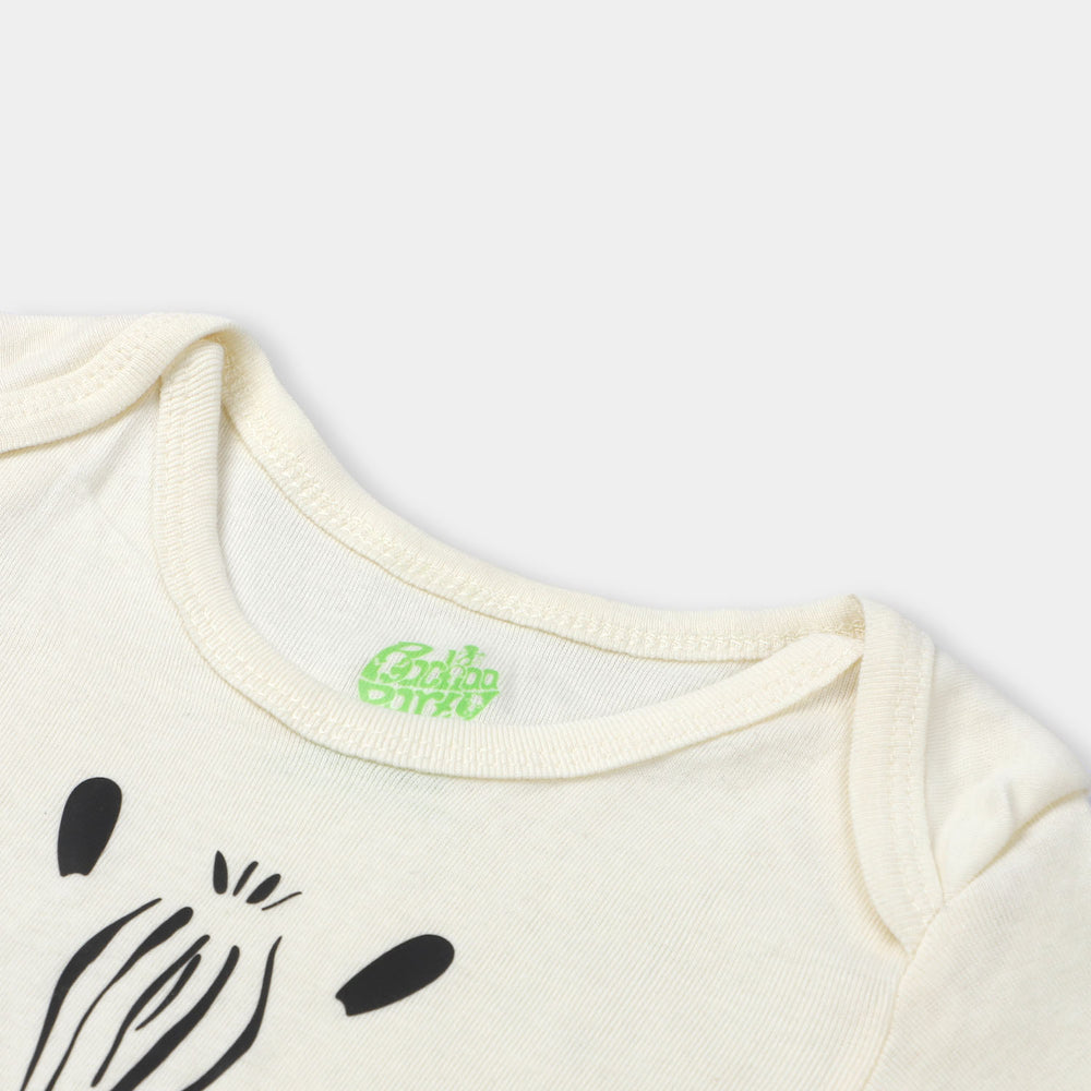 Infant Basic Romper Unisex ZEBRA