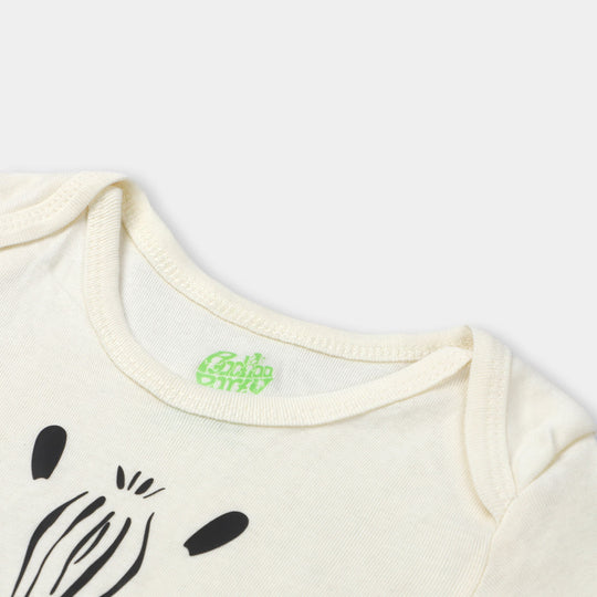 Infant Basic Romper Unisex ZEBRA