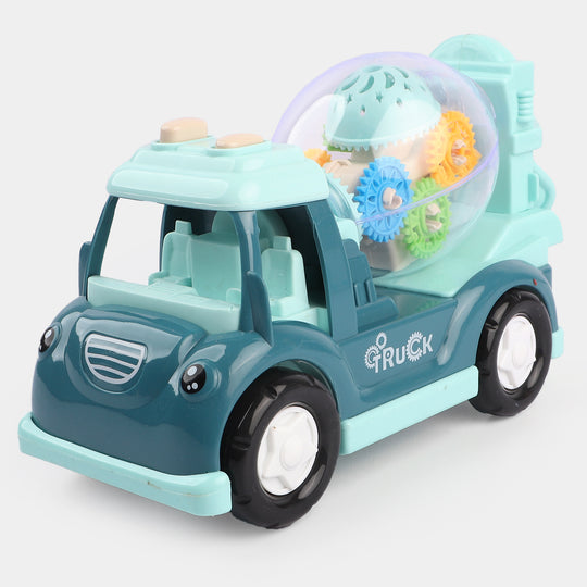 Light and Sound Funny Gear Truck Toy