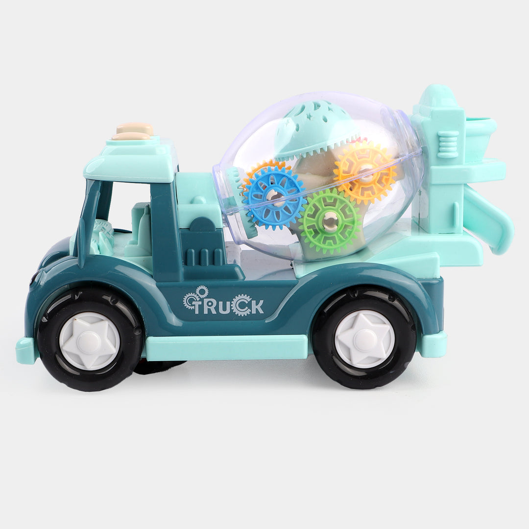 Light and Sound Funny Gear Truck Toy