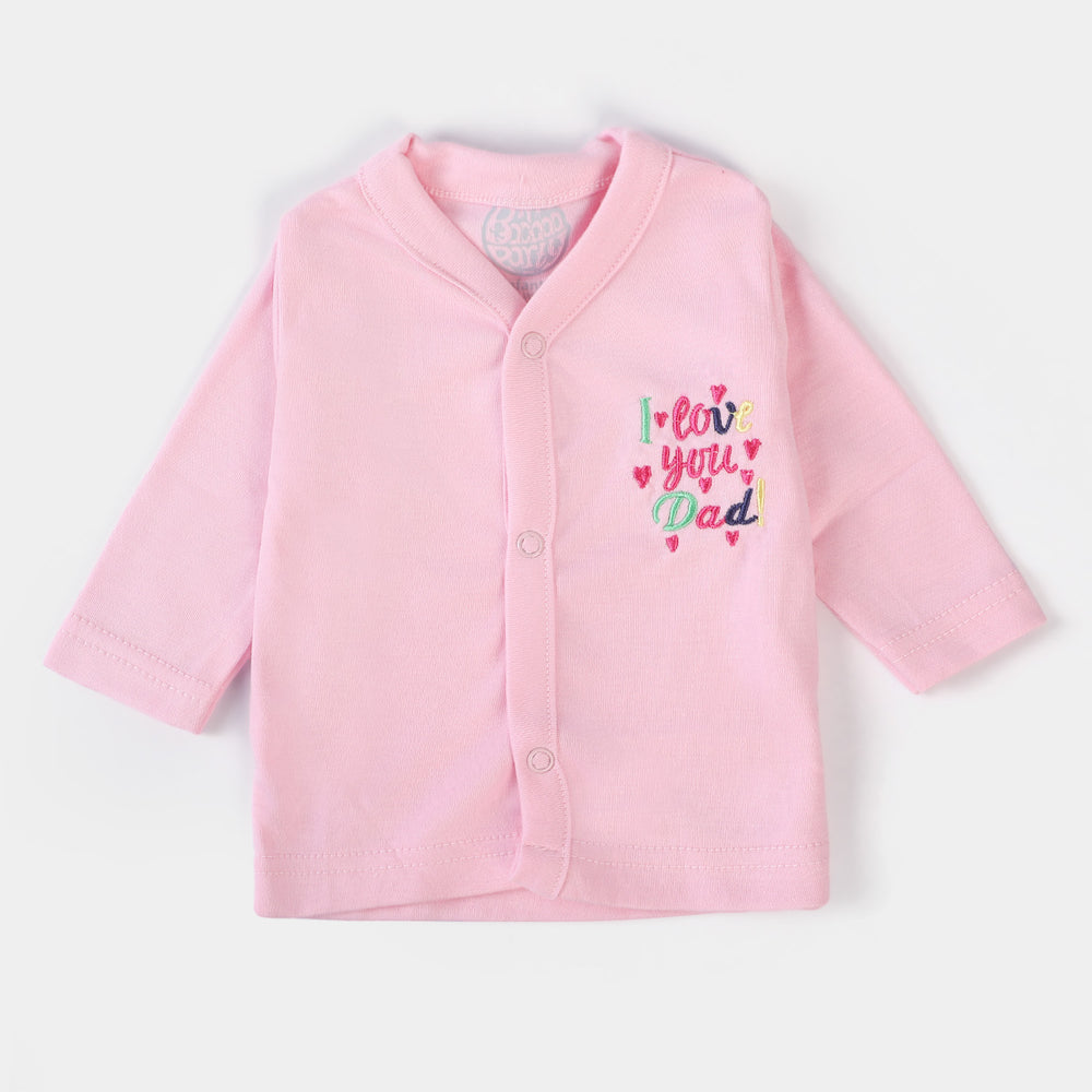 Infant Night Suit 2 Pcs Set New Born - L.Pink