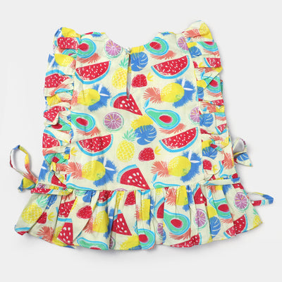 Girls Digital Print Casual Top Mix Fruit - Multi