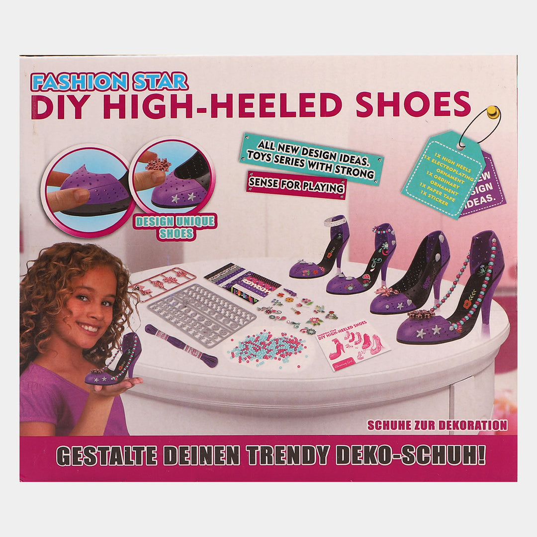 DIY High Heeled Toy Shoes For Kids