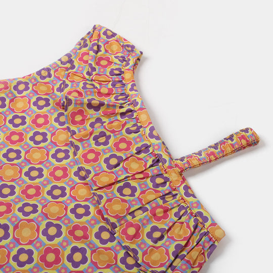 Girls Cotton Casual Top - Multi