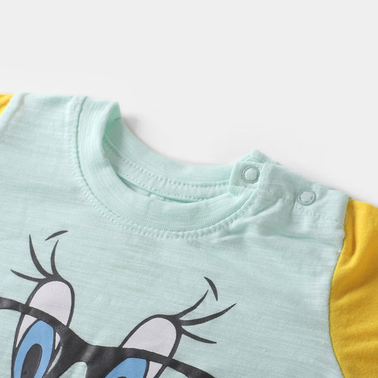 Infant Girls T-Shirt Character - Salt/W/S