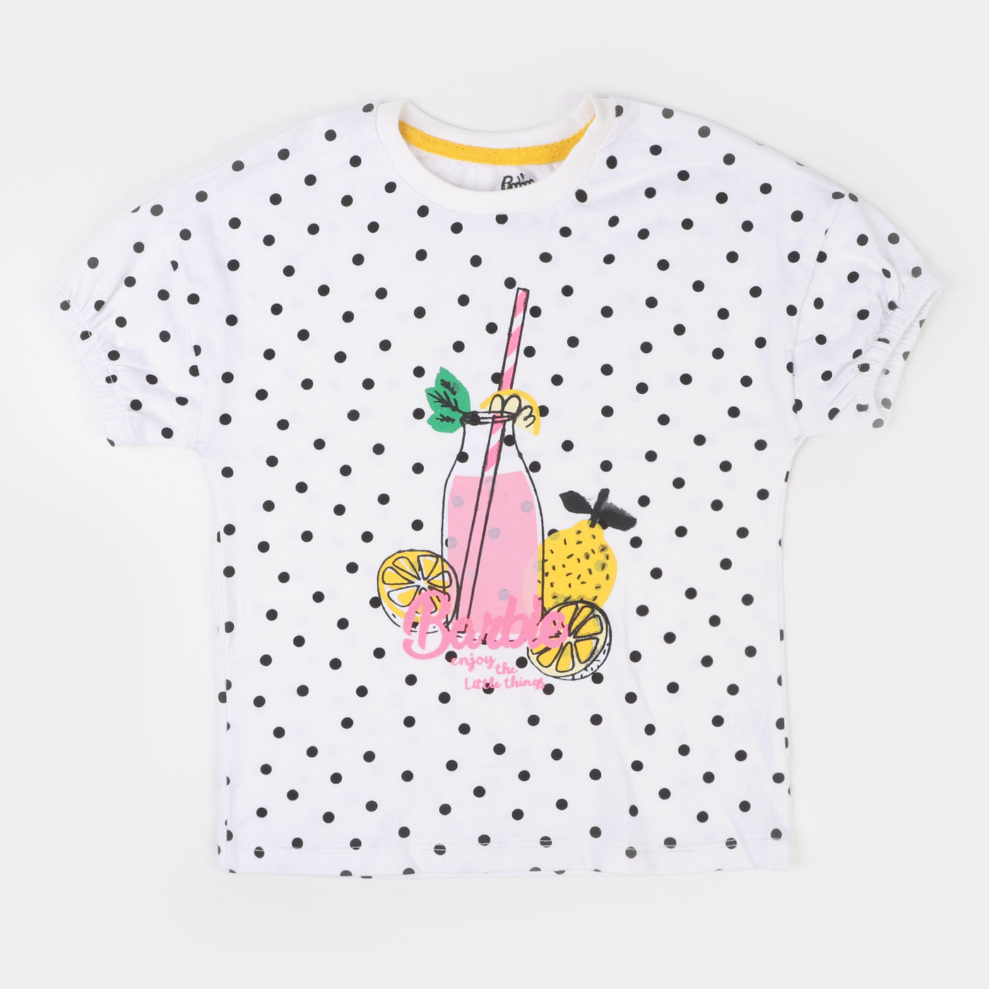 Girls T-Shirt Barbie - Bright Whi