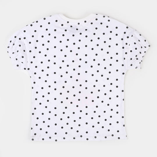 Girls T-Shirt Barbie - Bright Whi