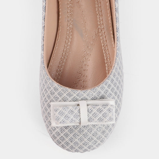 Girls Pumps SA-25-SILVER