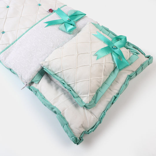 Baby Carry Nest Fancy 2PCs | Sea Green