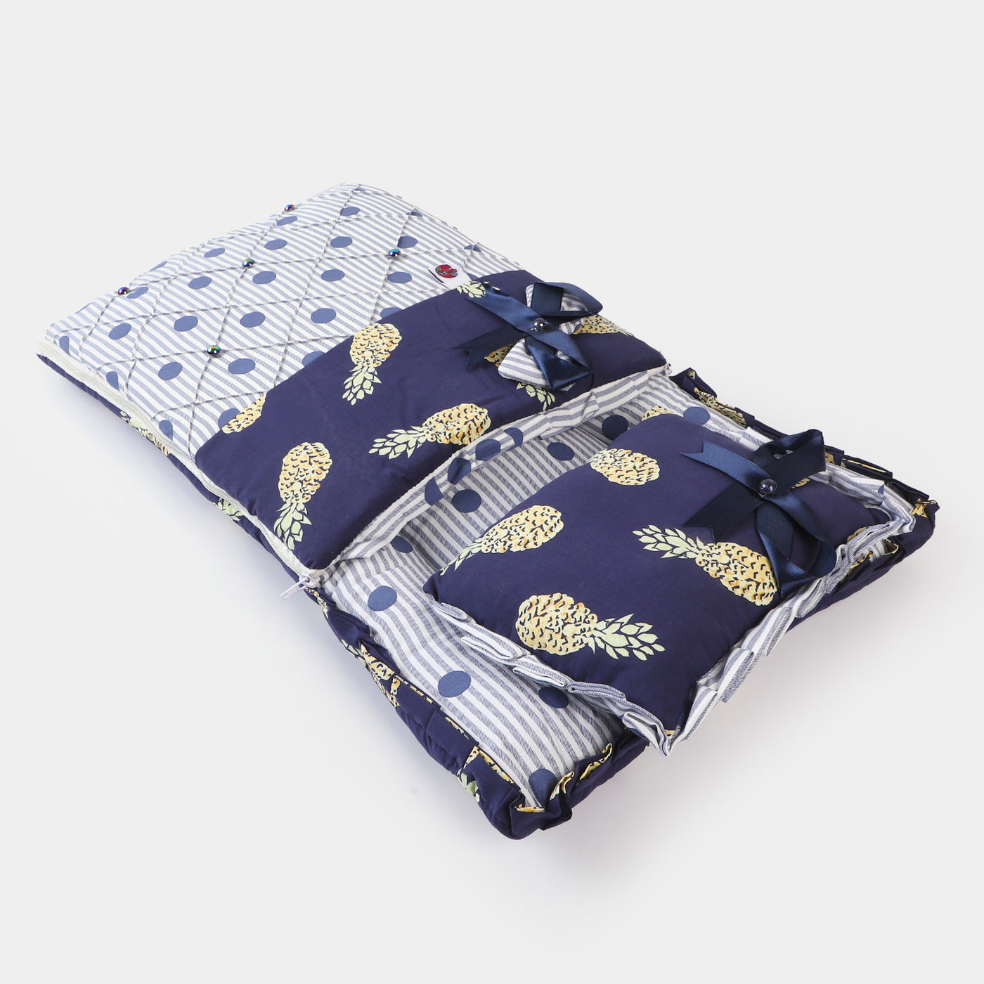 Baby Carry Nest Fancy 2PCs | Navy Blue