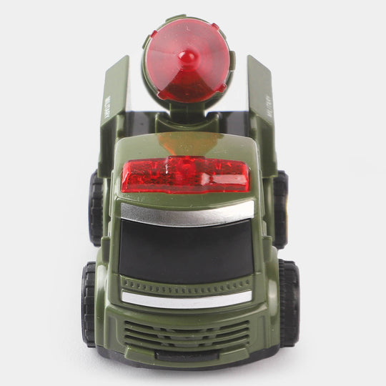 Friction Mini Armed Model Vehicle Toy For Kids