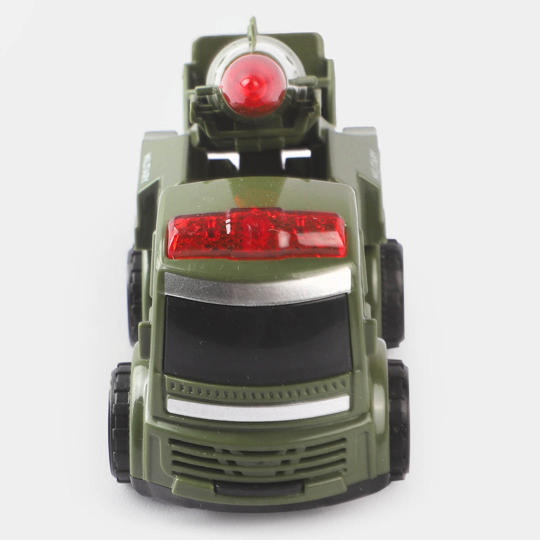 Friction Mini Armed Model Vehicle Toy For Kids