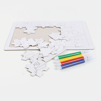 Educational Puzzle Drawing For Kids