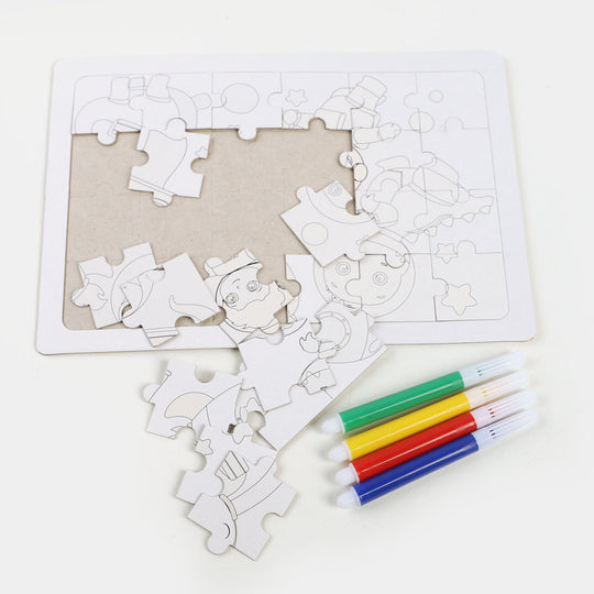 Educational Puzzle Drawing For Kids