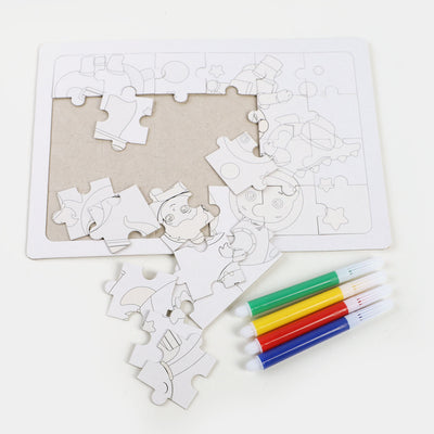 Educational Puzzle Drawing For Kids