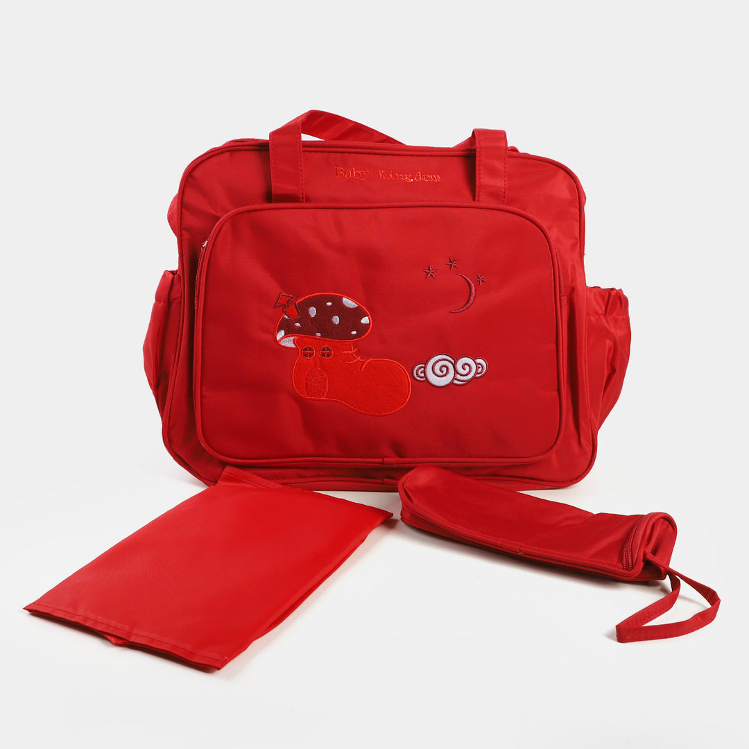 Mother Travel Large Baby Diaper Bag | Red