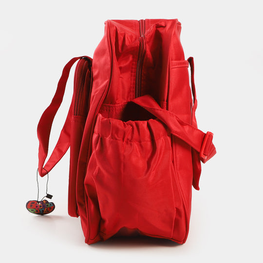 Mother Travel Large Baby Diaper Bag | Red