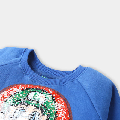 Infant Boys Fleece Sweatshirt Character -D.Blue