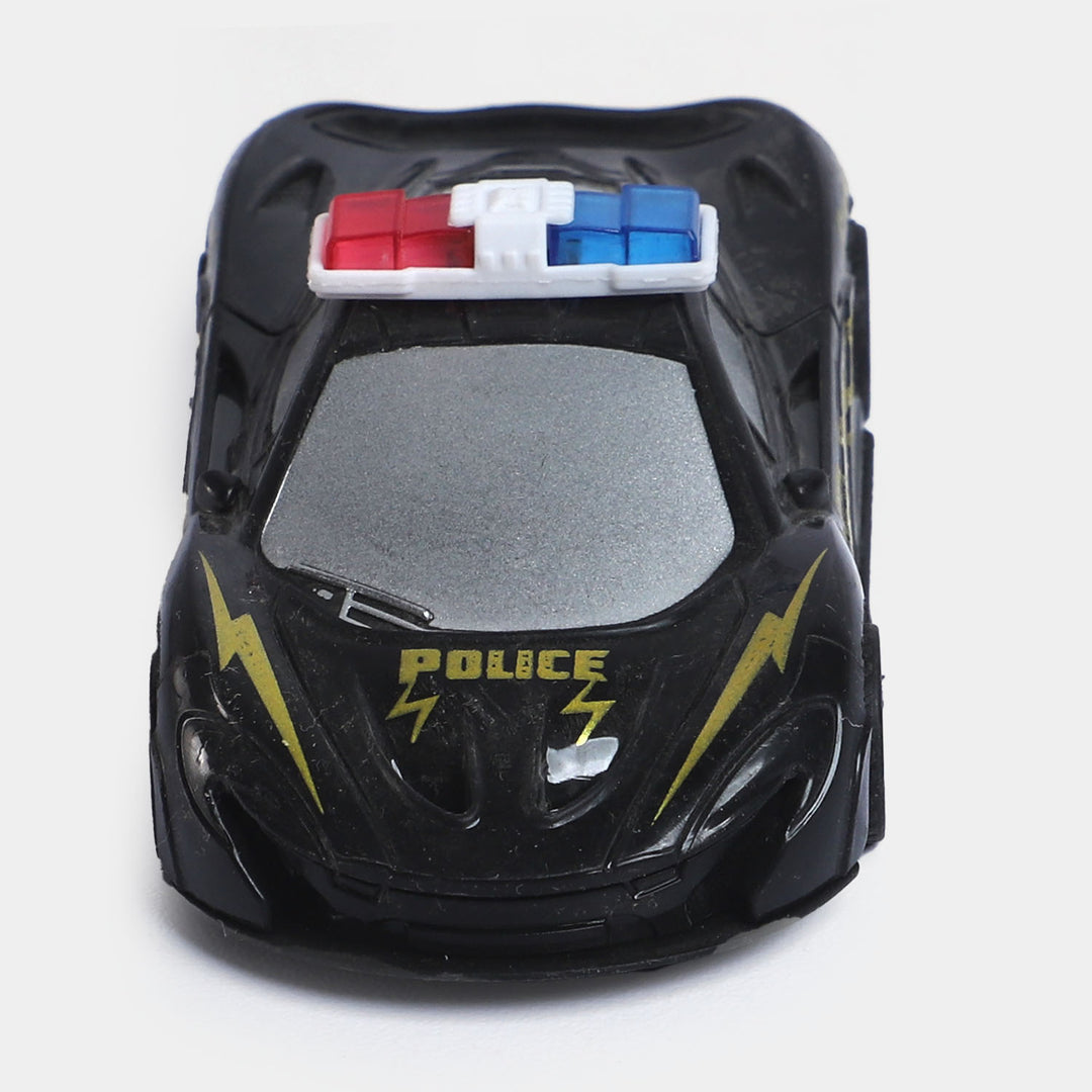 Pull Back & Go Police Vehicle Toy For Kids