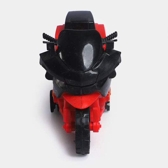 Pull Back & Go Motorcycle Vehicle Toy For Kids