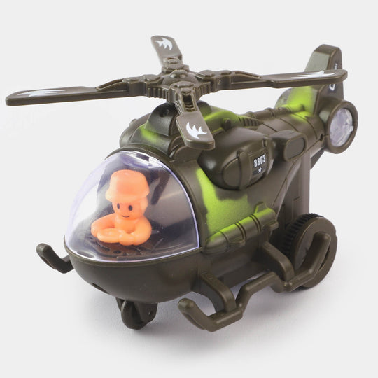 Helicopter Friction Toy For Kids