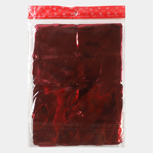 Foil Block Square Backdrop | Red