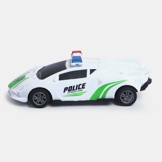 Pull Back & Go Police Vehicle Toy For Kids