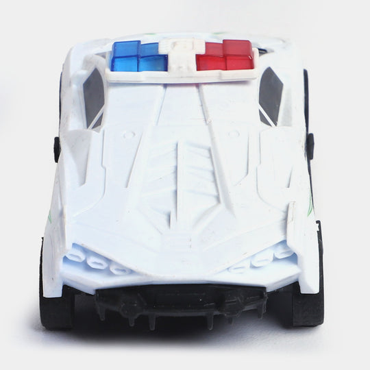 Pull Back & Go Police Vehicle Toy For Kids