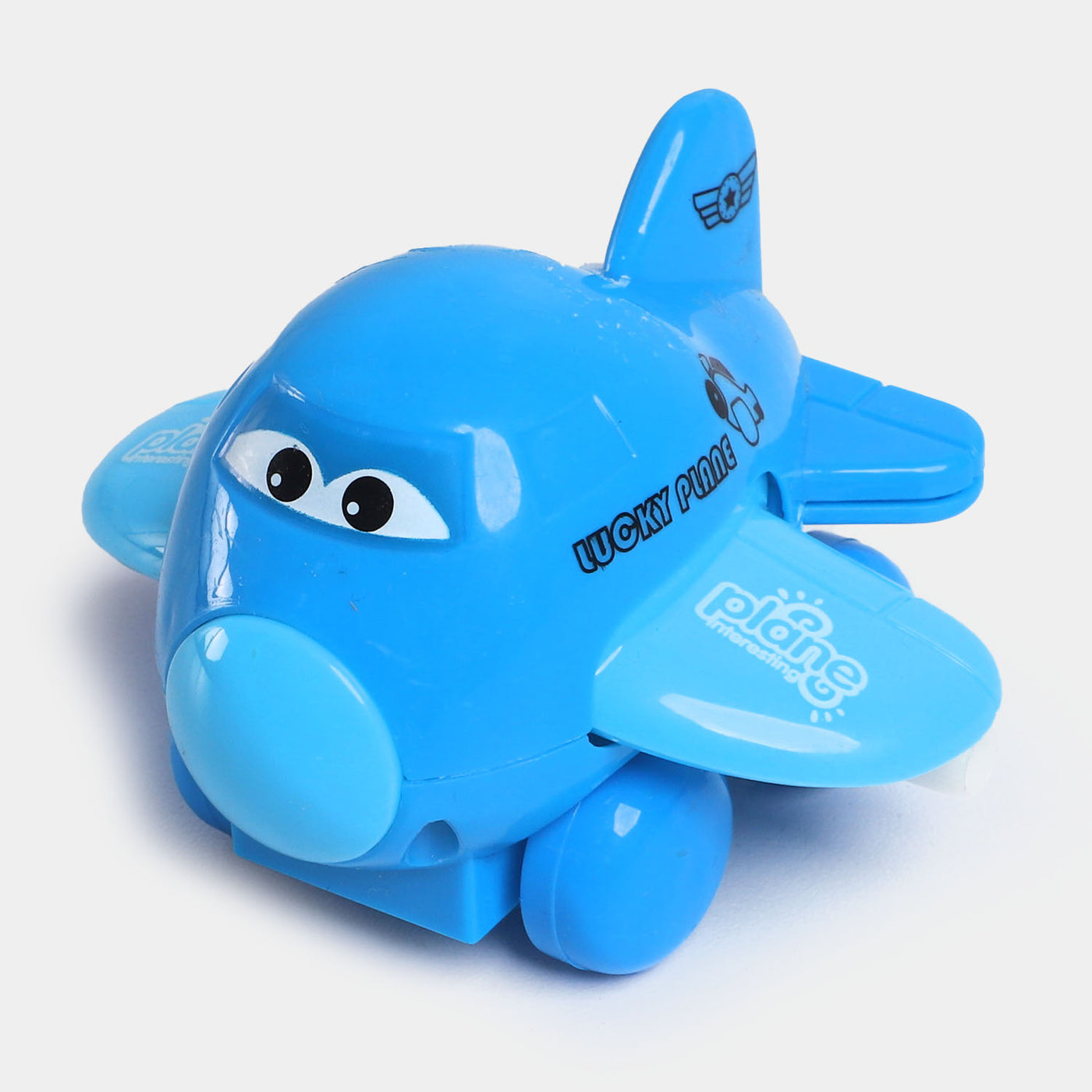 Wind Up Aircraft Play Toy For Kids | Blue