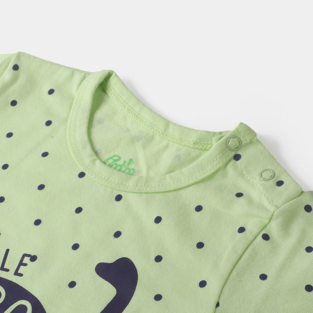 Infant Boys Set 2 Pc Bro Saurus - L.Green