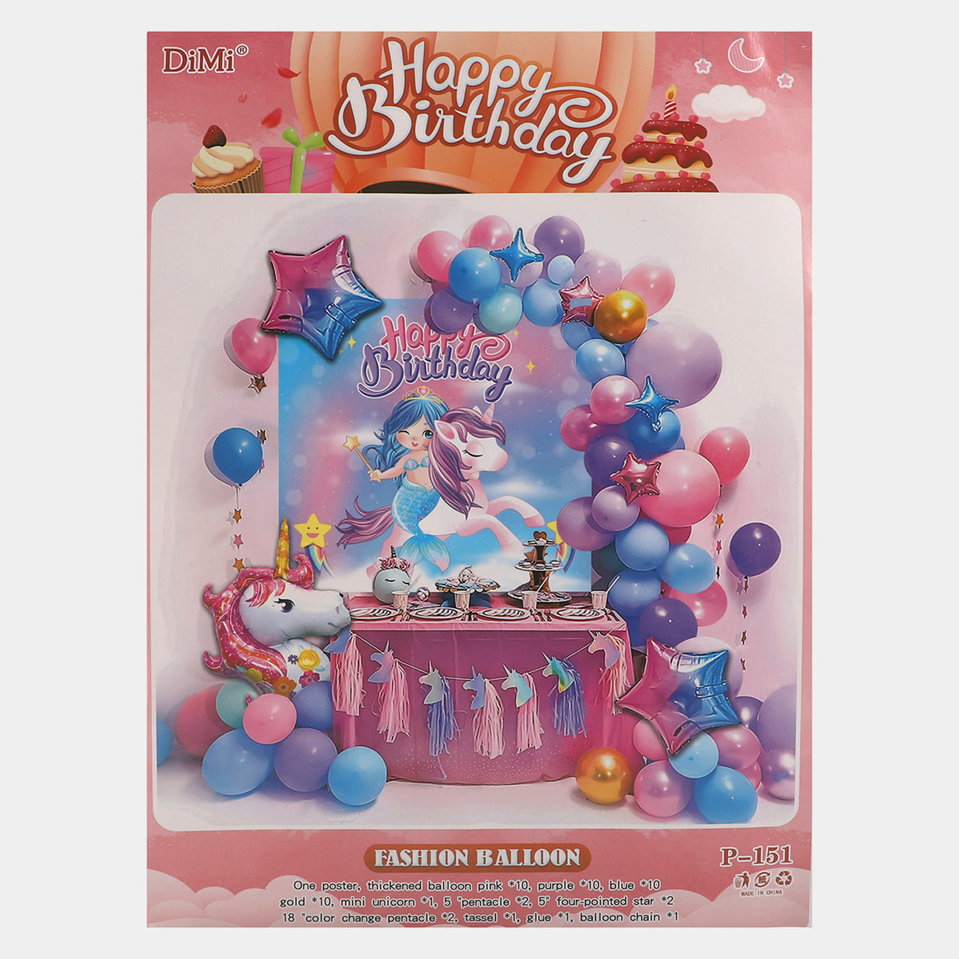 Birthday Party Decoration Foil Balloon | Mix