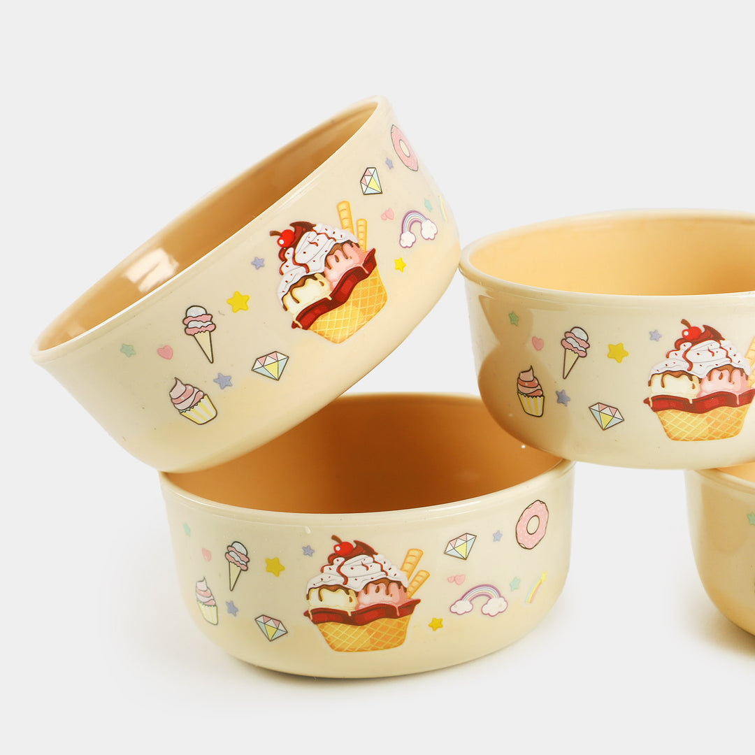 Bobby Rabbit Jelly Bowl W.Spoon 4 Pcs 3034