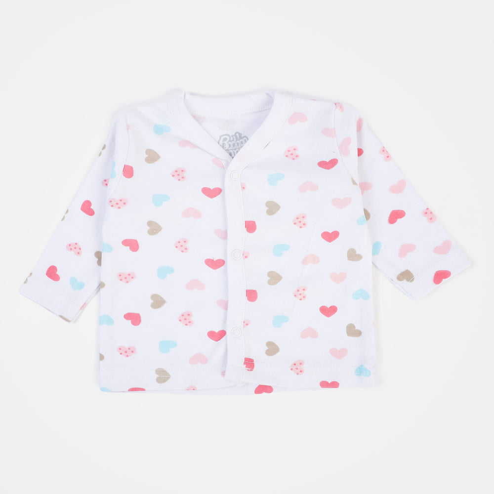 Infant Night Suit 2 Pcs Set 0.3M - W-Heart