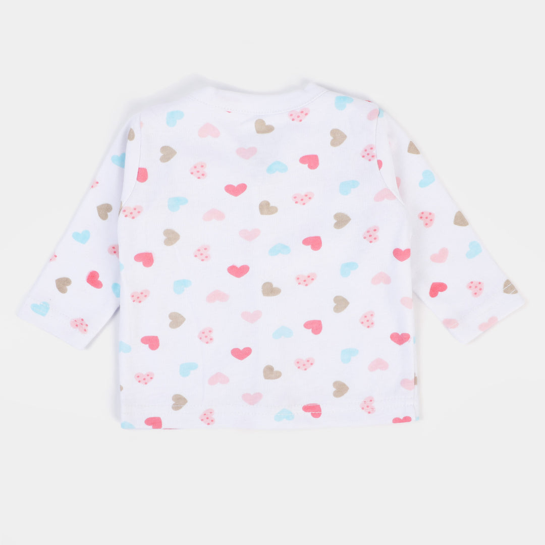 Infant Night Suit 2 Pcs Set 0.3M - W-Heart