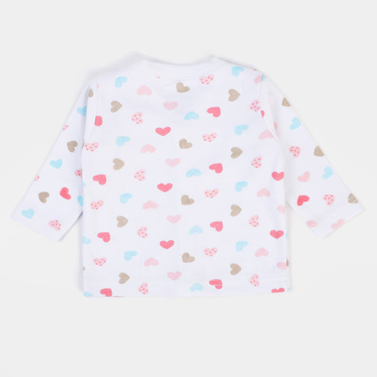 Infant Night Suit 2 Pcs Set 0.3M - W-Heart
