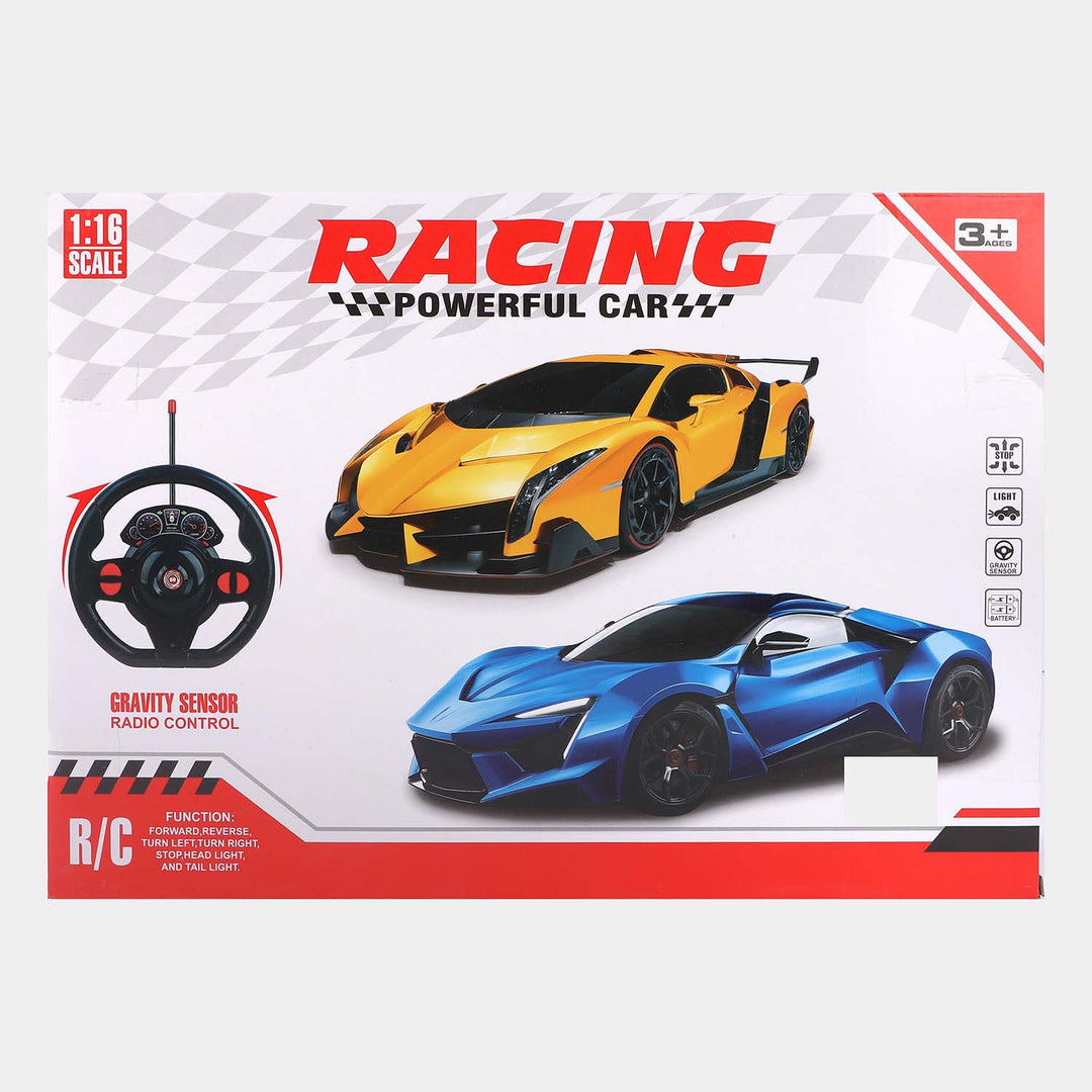 Remote Control Racing Car Gravity Sensor | White