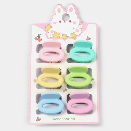 HAIR CATCHER/CLAW CLIP 6PCs PACK FOR GIRLS