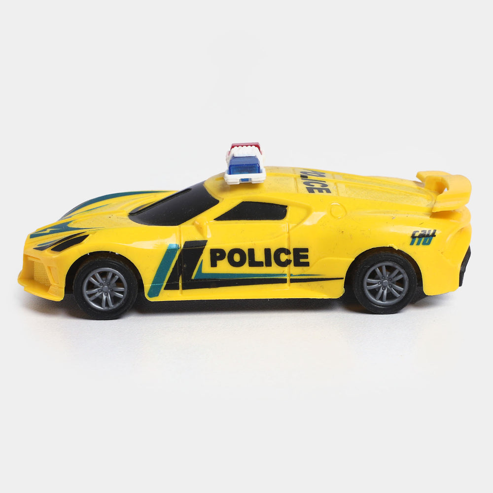 Pull Back & Go Police Vehicle Toy For Kids