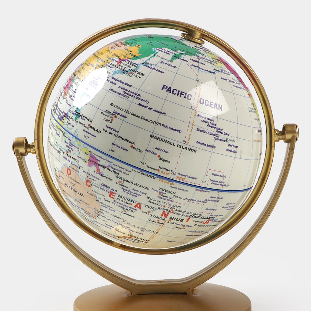 Globe Earth Rotating World Map | 14.2CM
