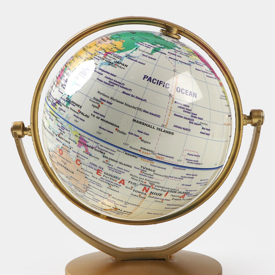 Globe Earth Rotating World Map | 14.2CM