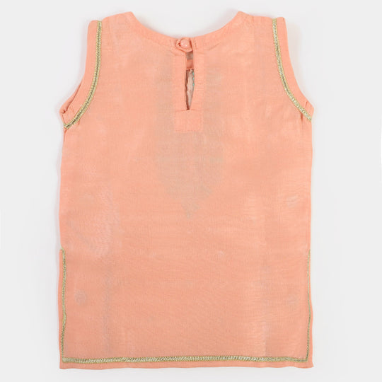 Infant Girls 2Pcs Suit Shine - Light Peach