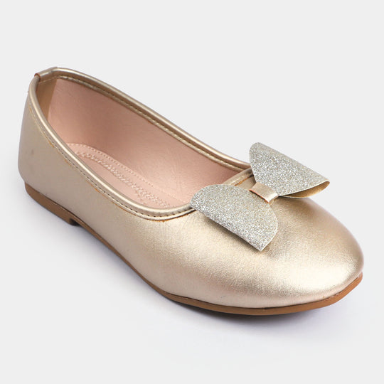 Girls Pumps 203-58-Golden