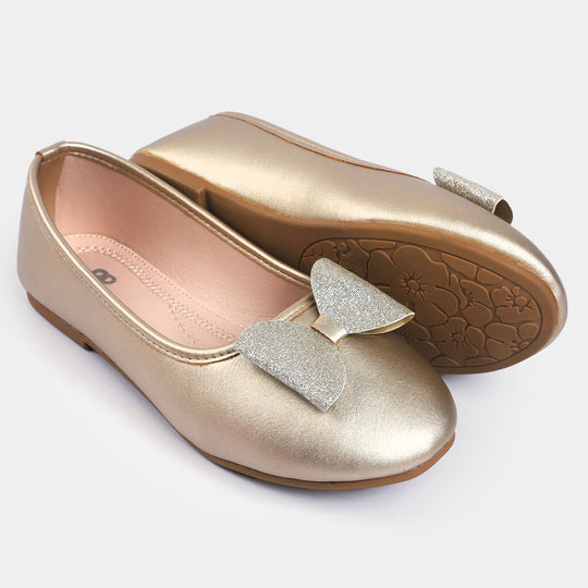 Girls Pumps 203-58-Golden