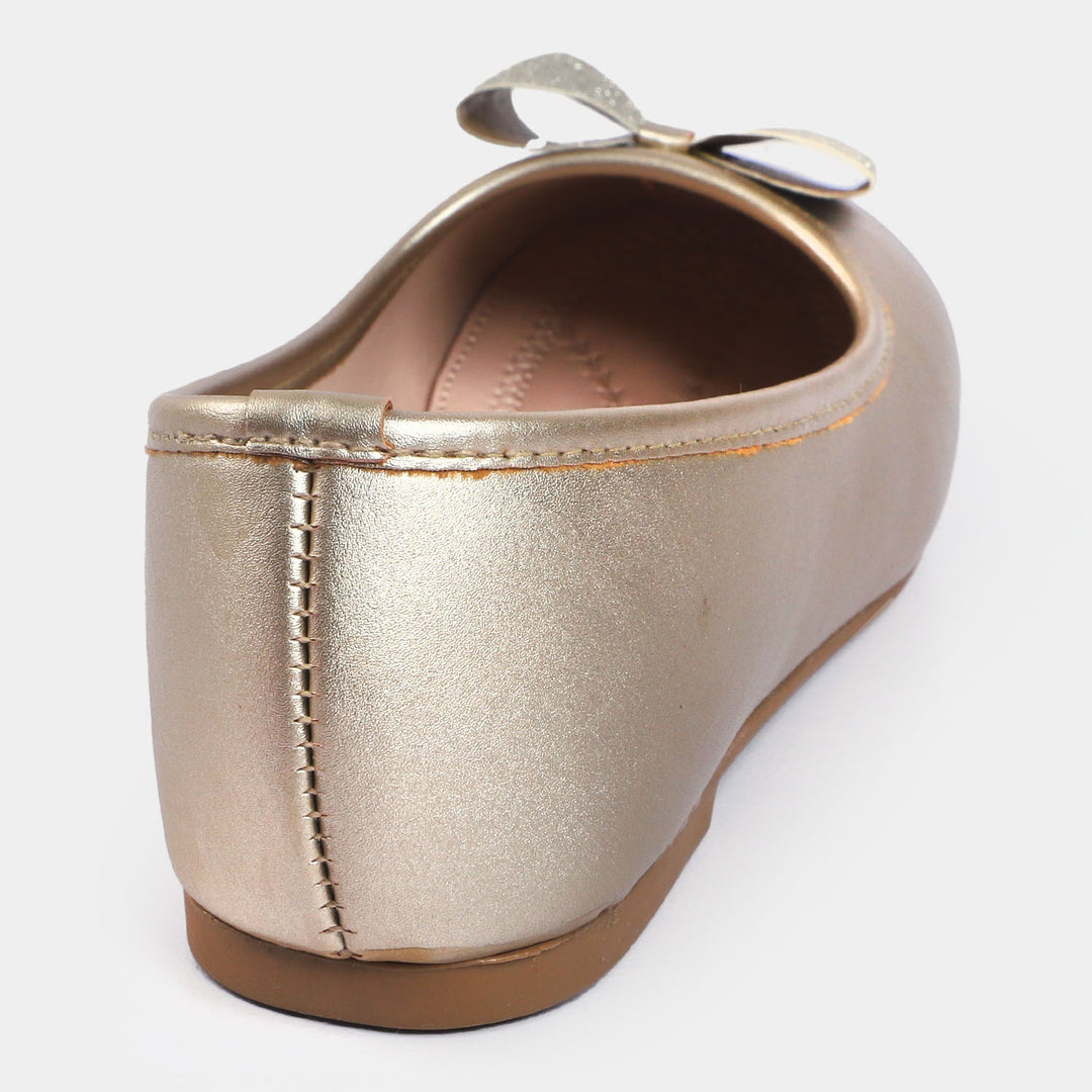 Girls Pumps 203-58-Golden