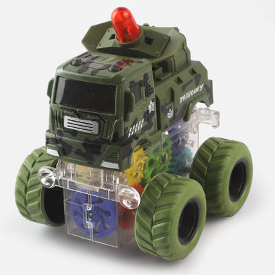 Friction Mini Armed Model Vehicle Toy For Kids