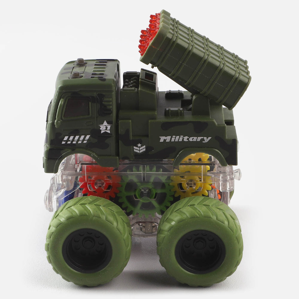 Friction Mini Armed Model Vehicle Toy For Kids