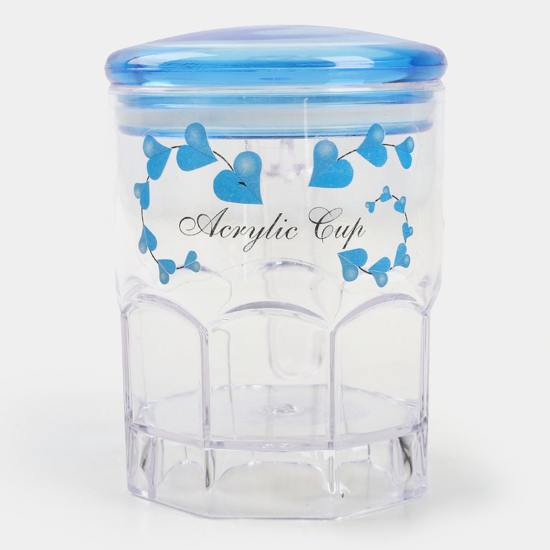 Acrylic Mug/Cup With Air Tight Lid