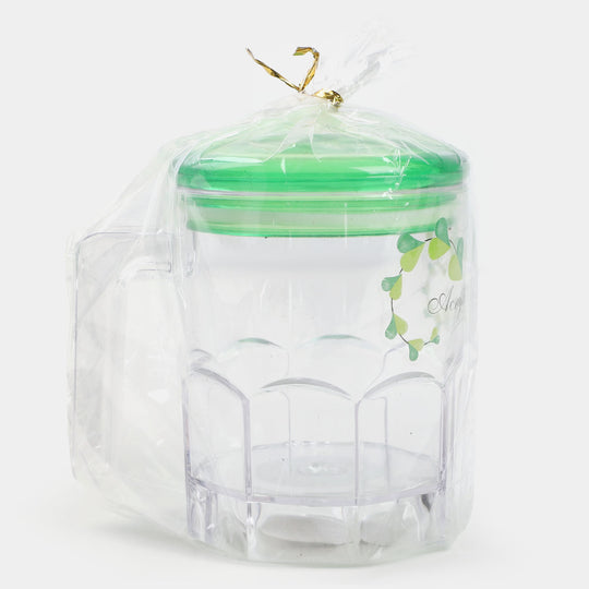 Acrylic Mug/Cup With Air Tight Lid