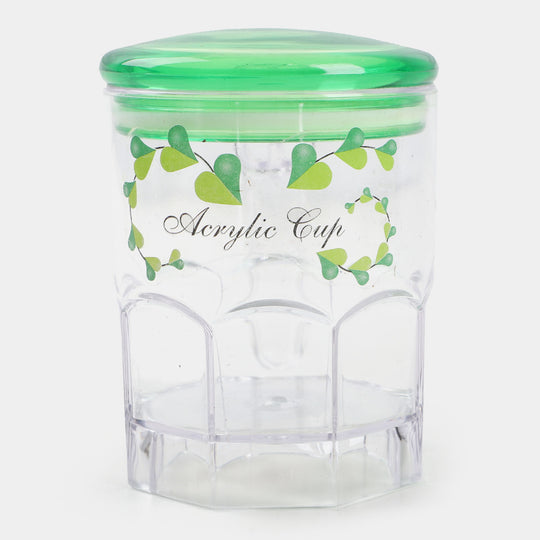 Acrylic Mug/Cup With Air Tight Lid